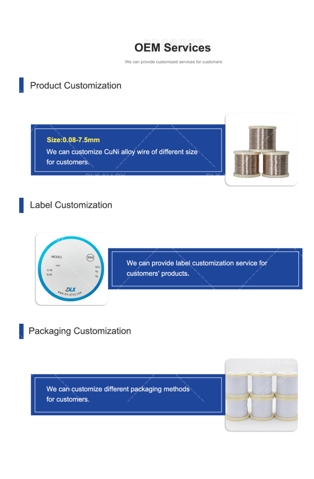 Low Resistance Electric Heating Copper Nickel Alloy For Electrical Heating Cable